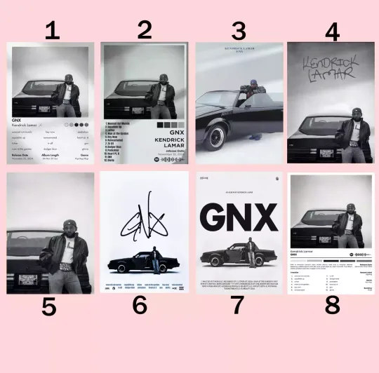 Discover Kendrick Lamar - GNX Album Cover Poster Gift Poster