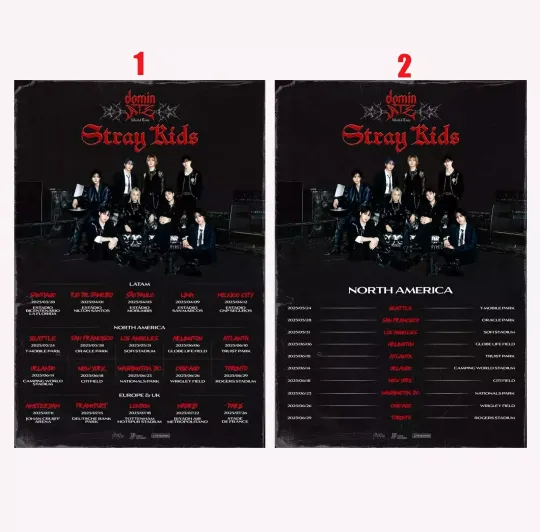 Discover Stray Kids - World Tour dominATE 2025 Poster