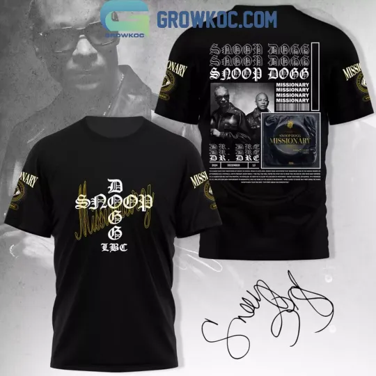 Discover Snoop Dogg With Dr. Dre Missionary 2025 Performer T-Shirt 3D