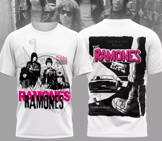 Discover The Ramones The Bone-Chilling Tale 3D T-Shirt