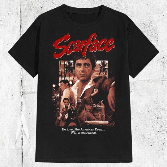 Discover 80s Scarface Movie T-shirt