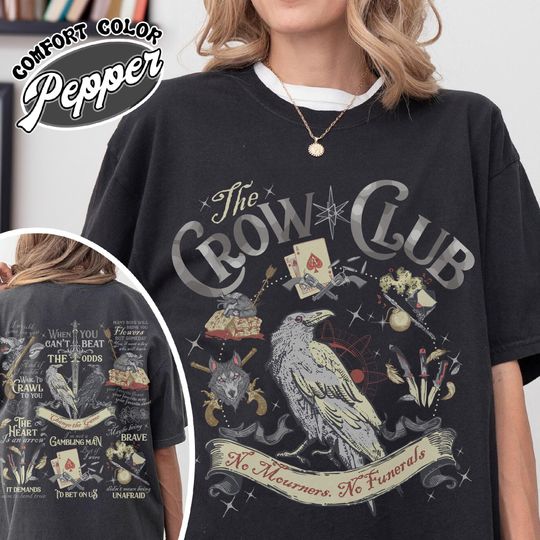 Discover Ketterdam Crow Club Shirt, Six of Crows Shirt, No Mourners No Funerals Shirt, Book Lovers Shirt