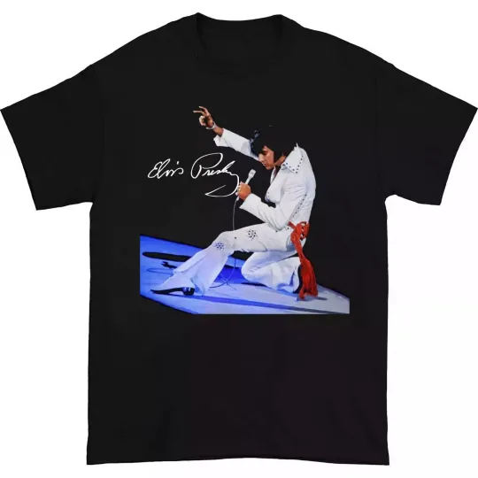 Discover Elvis Presley Singer Cotton Gift For Fan Unisex T-shirt