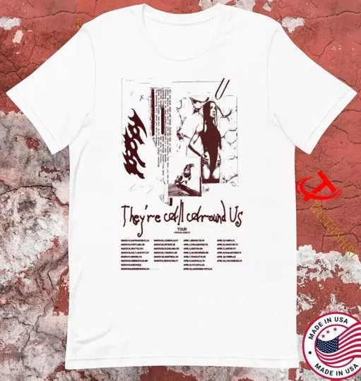 Discover Poppy They're All Around US Tour 2025 T shirts