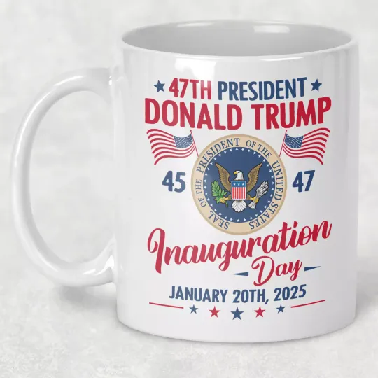 Discover Donald Trump 45th & 47th President Inauguration Mug January 2025 Commemorative - MG030