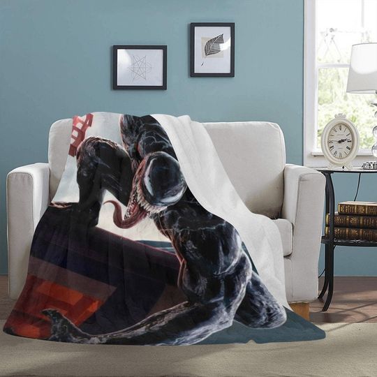 Discover Venom Blanket Fleece Travelling Super Hero Birthday Gifts Mothers Fathers Day
