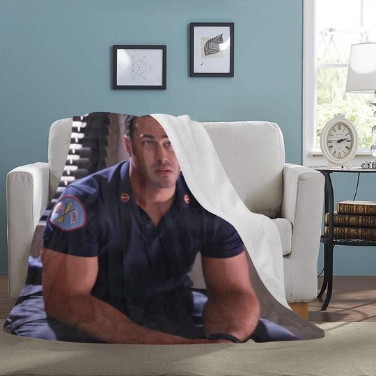 Discover Kelly Severide Blanket Fleece Travelling Super Hero Birthday