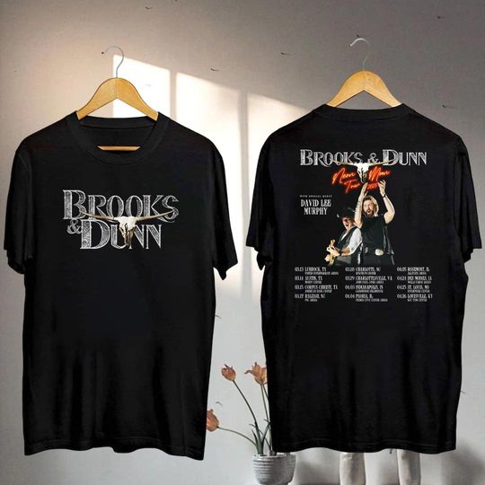 Discover 2025 Brooks and Dunn Neon Moon Tour Shirt, Brooks & Dunn Merch
