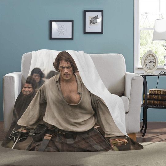 Discover Sam Heughan Blanket Fleece Travelling Birthday Gifts Mothers Fathers Day