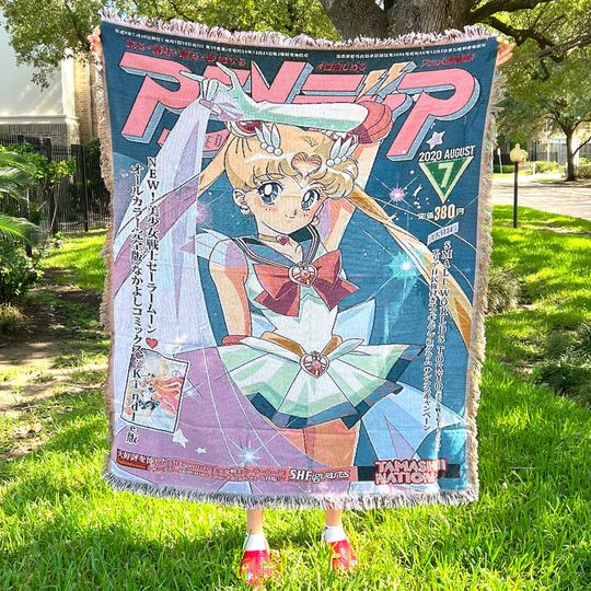 Discover Anime Blanket Woven blanket