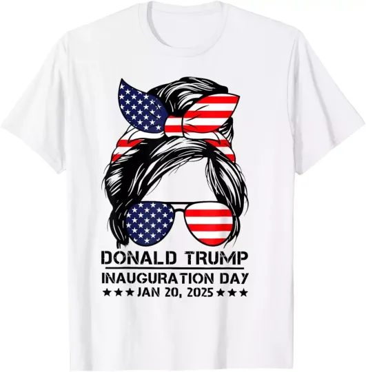 Discover Inauguration Day 2025 Funny Trump Girl T-Shirt