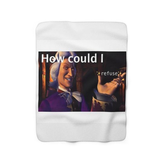 Discover Preminger - How Could I Refuse Sherpa Fleece Blanket
