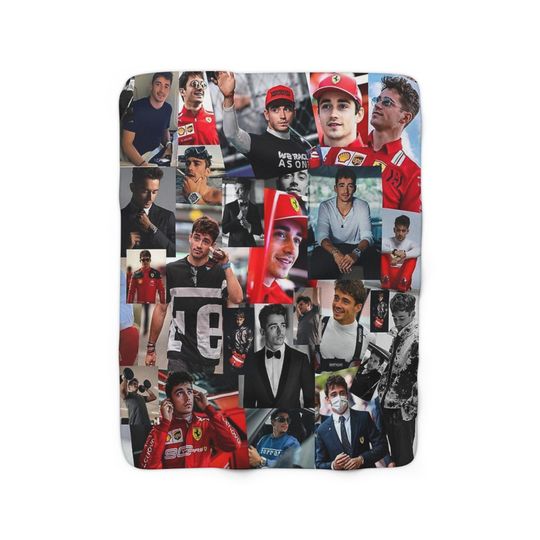 Discover Charles Leclerc Monacan Motorsports Fleece Blanket