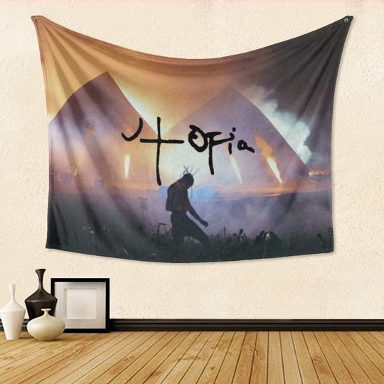 Discover Travis 'UTOPIA' Tapestry/Banner - Rap/Hip-Hop Poster