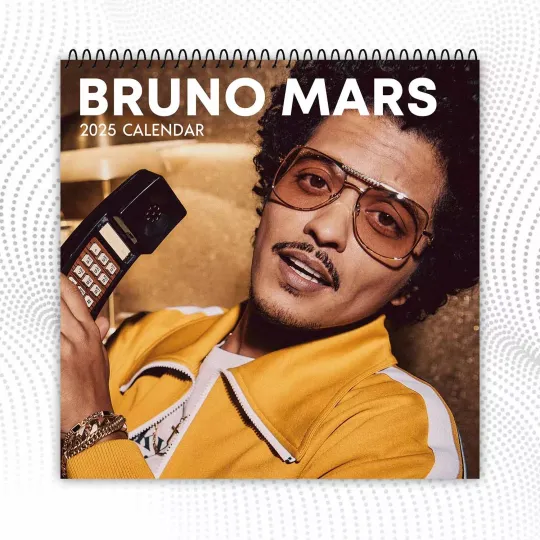 Discover Bruno Mars 2025 Celebrity Calendar