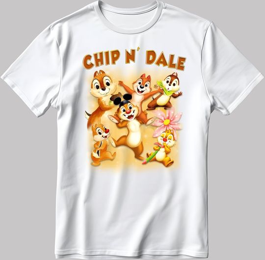 Discover Chip'n Dale Short Sleeve  T Shirt