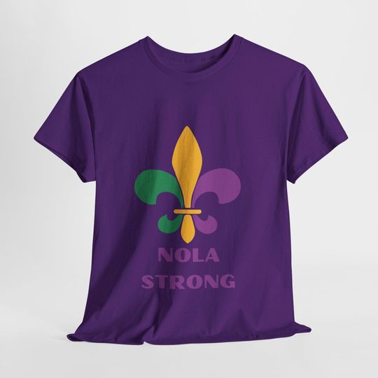 Discover New Orleans Strong Shirt, Nola Strong Tee Shirt, New Orleans Mardi Gras Tee Shirt