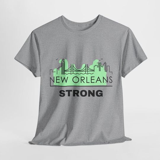 Discover New Orleans Strong Tshirt, Nola Strong Tee Shirt, New Orleans Mardi Gras Tee Shirt
