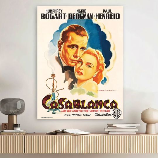 Discover Casablanca Movie Poster 1942, Italian Casablanca Movie Poster