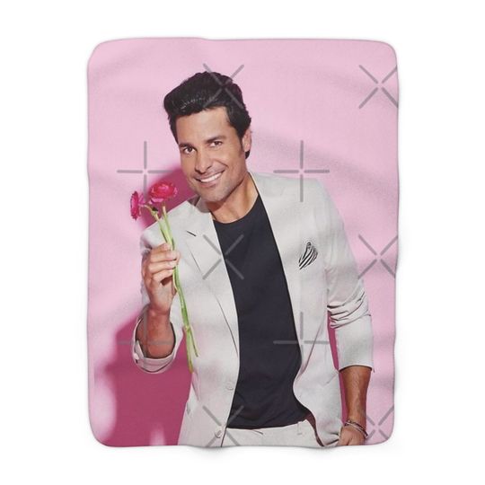 Discover Chayanne with Flower rose Fleece Blanket