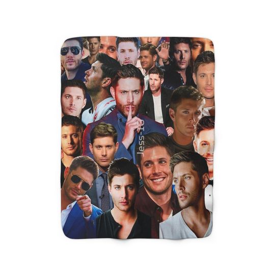 Discover Jensen Ackles Photo Fleece Blanket