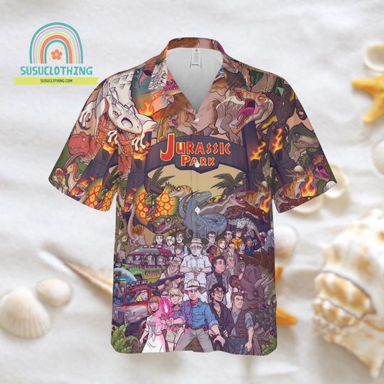 Discover Jurassic Park Hawaiian Shirt for Summer