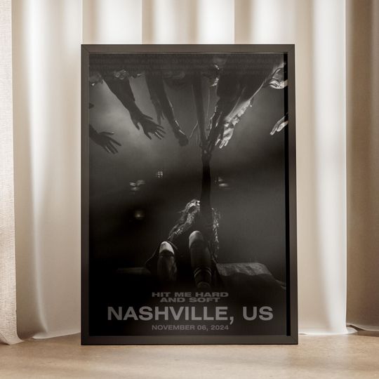 Discover Billie Eilish Hit Me Hard And Soft Tour Poster