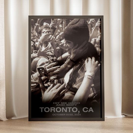 Discover Billie Eilish Hit Me Hard And Soft Tour Poster
