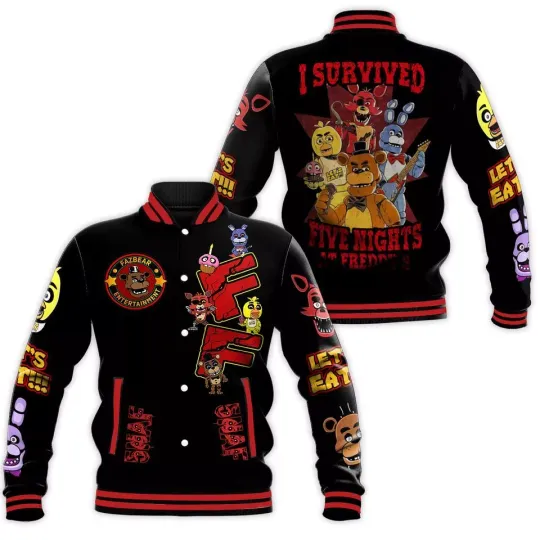 Discover Five Nights At Freddy Jacket, Baseball Jacket