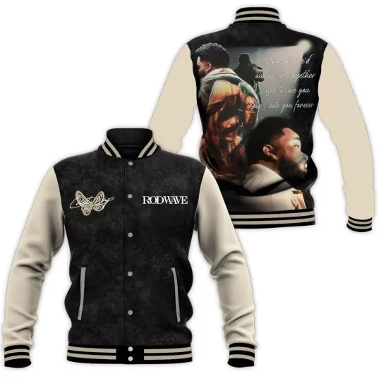 Discover Rod Wave Baseball Jacket, Last Lap Jacket