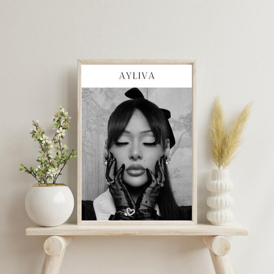 Discover Ayliva Cover In Love Ayliva | Poster | A4 Music Cover