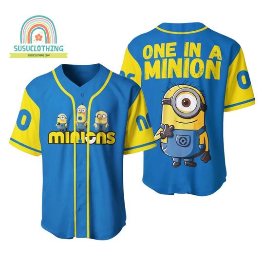 Discover Personalized Minions Baseball Jersey, Minions Baseball Jersey