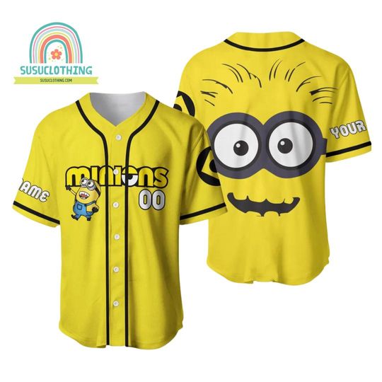 Discover Personalized Minions Baseball Jersey, Minions Baseball Jersey
