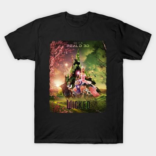 Discover Wicked For Good - Wicked T-Shirt - Wizard Movie Fan Shirt - TS242