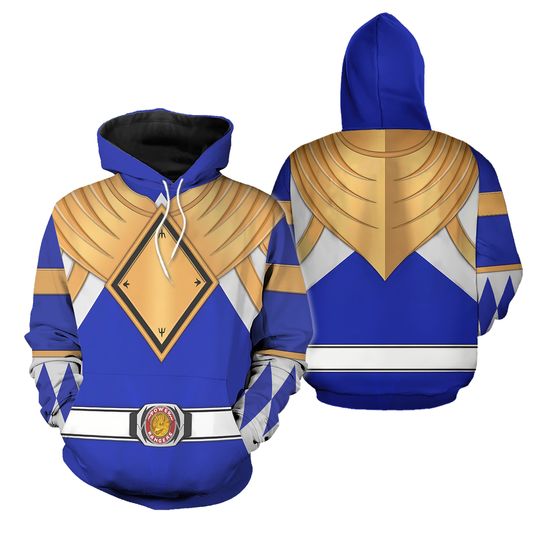 Discover Blue Ranger Costumes Hoodie Jogger, Superhero Cosplay  Hoodie Jogger Sets