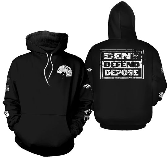 Discover Hoodie // Deny, Defend, Depose Unisex hoodie