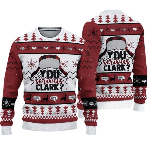Discover You Serious Clark Ugly Sweater, Christmas National Lampoon Sweater
