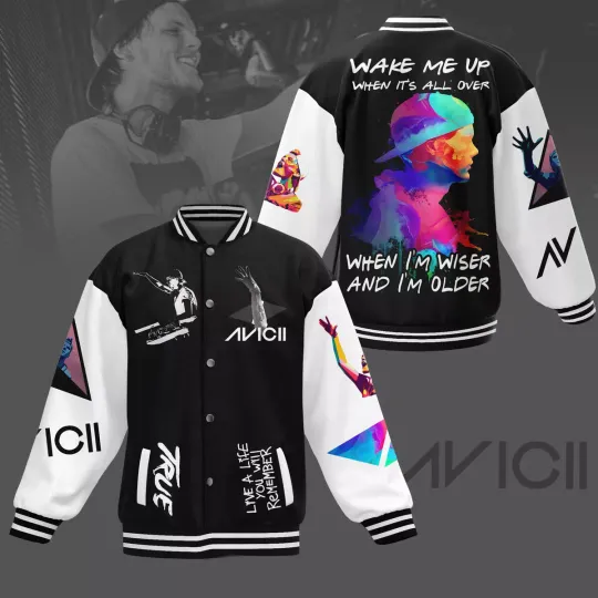 Discover Avicii Baseball Jacket For Fan