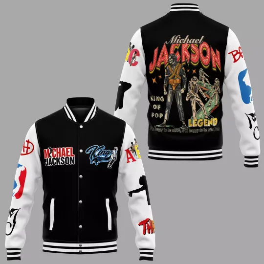 Discover Michael Jackson Baseball Jacket For Fan