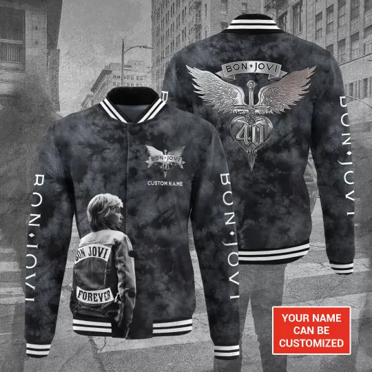 Discover Bon Jovi Music Baseball Jacket For Fan