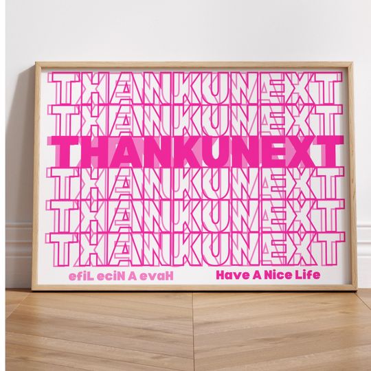 Discover Thank You Next Ariana Poster