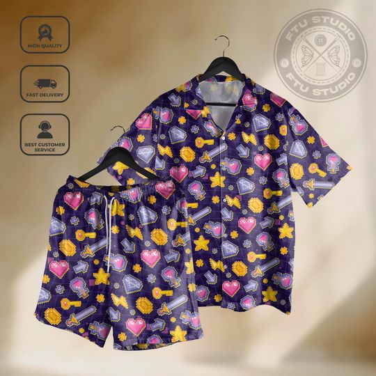 Discover Video Game Equipment Themed Hawaiian Shirt for Game Parties