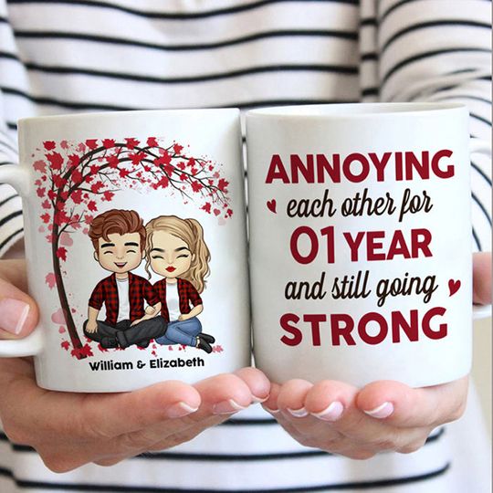 Discover Annoying Each Other For So Many Years - Gift For Couples, Personalized Mug