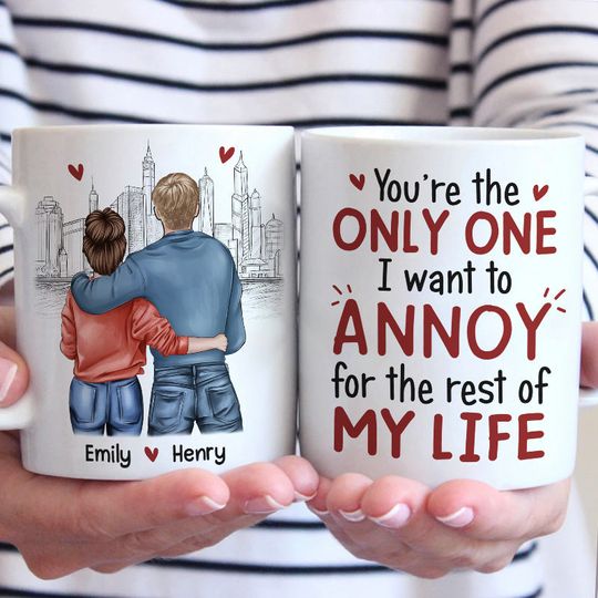Discover I Met You I Liked You I Love You - Couple Personalized Custom Mug - Gift For Husband Wife, Anniversary