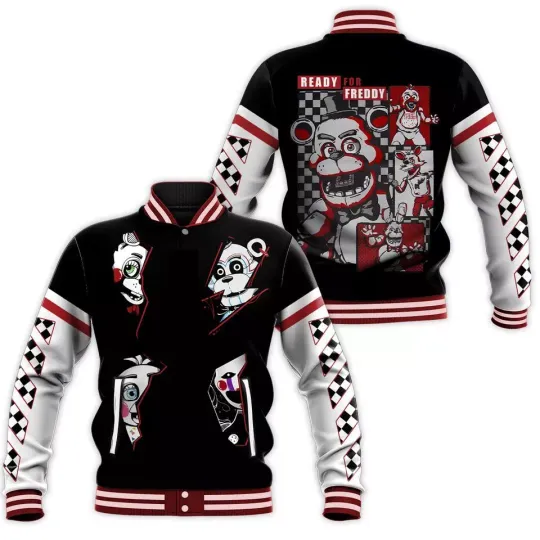 Discover Five Nights At Freddy’s Ready Baseball Jacket