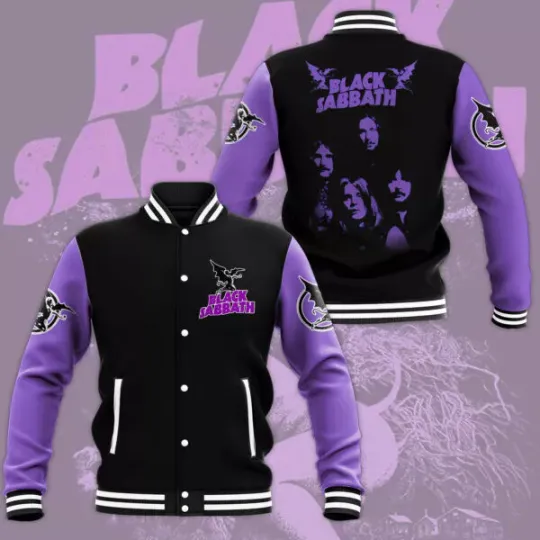 Discover Black Sabbath Band Baseball Jacket 432