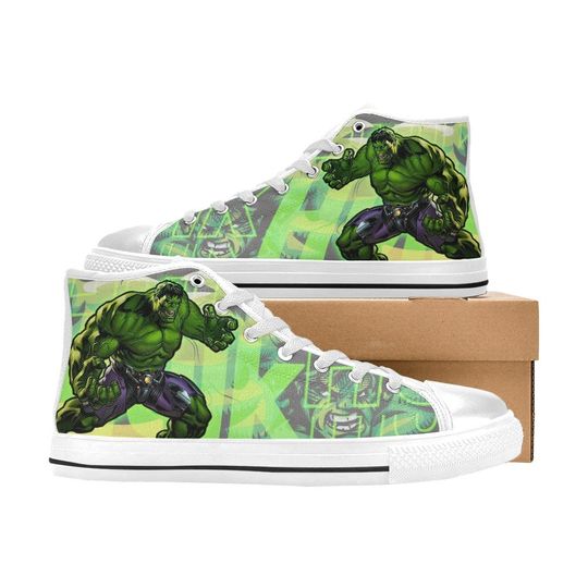 Discover Hulk High Top Shoes Sneakers, Personalized Custom Kids, and Adult