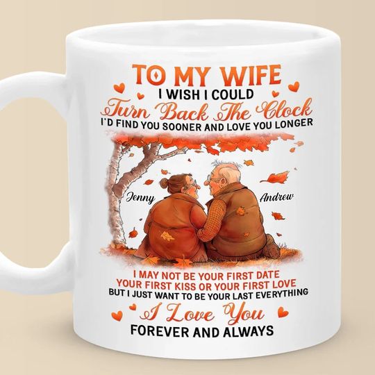 Discover I Just Want To Be Your Last Everything - Couple Personalized Custom Mug - Autumn Fall Gift For Husband Wife, Anniversary