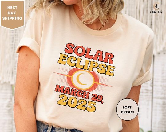Discover Solar Eclipse 2025 Shirt , American Total Solar Eclipse 2025