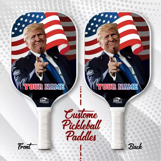 Discover Personalized Donald Trump Pickleball Paddle